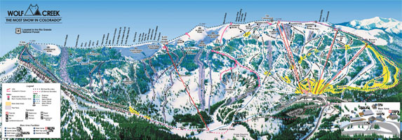 Wolf Creek Ski Area Trail Map