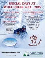 Wolf Creek Special Days Poster